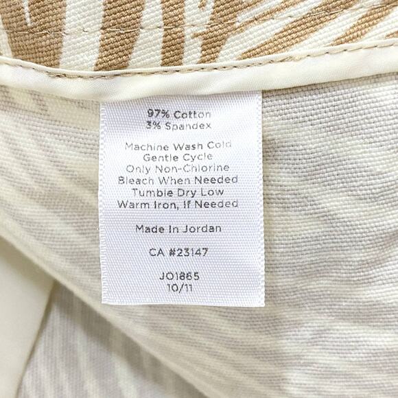 Talbots Capri Pants Womens Petite Size 20WP Brown Elastic Waist W Signature - Picture 7 of 12